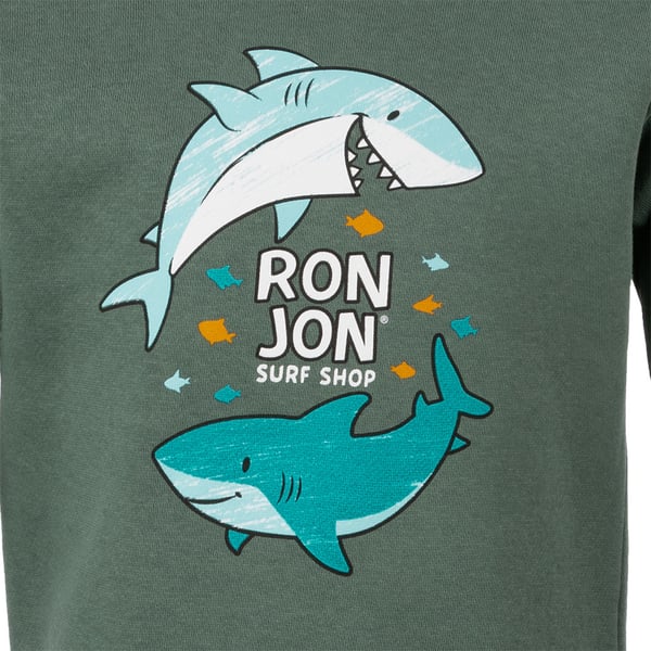 Ron Jon Toddler Doodle Shark Crew Neck Pullover | Ron Jon Surf Shop