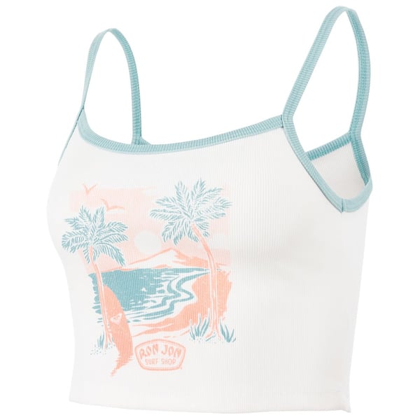 Roxy Ron Jon Women's Beach Scene Crop Tank Top | Ron Jon