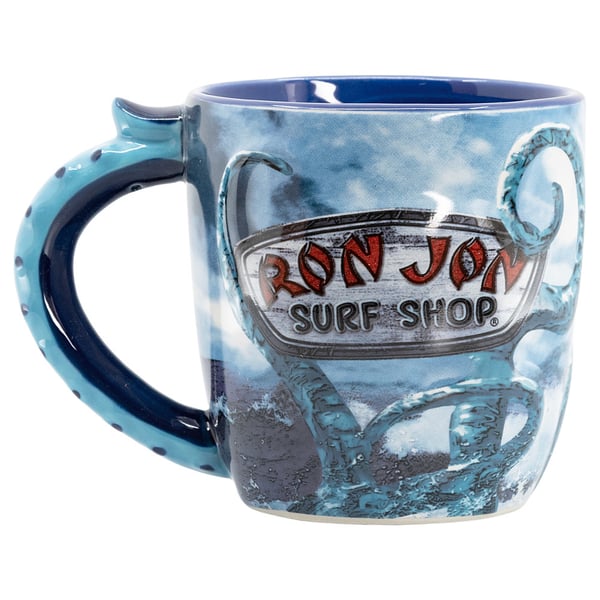 Ron Jon Beware The Kraken II Coffee Mug - Ceramic Drinkware | Ron