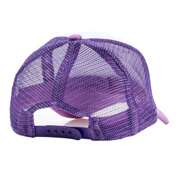 LFDSKCBR Adjustable Mesh Trucker Hat Yellow and Purple