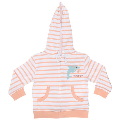 Earth Nymph Ron Jon CB FL Summer Dolphin Baby Girl Zip