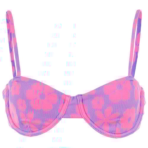 ◆ROCKCAKE◆ Linea Eyelet Bikini Top pink FRANKIE'S BIKINIS PINK PUNCH 'KAILYN' STRING BANDEAU BIKINI