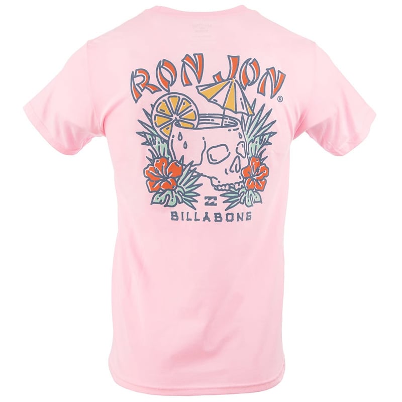 Billabong Ron Jon Cocktail Pink Tee Ron Jon Surf Shop