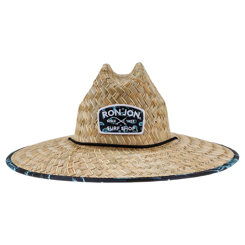 Ron Jon Panko Charcoal Straw Lifeguard Hat | Ron Jon Surf Shop