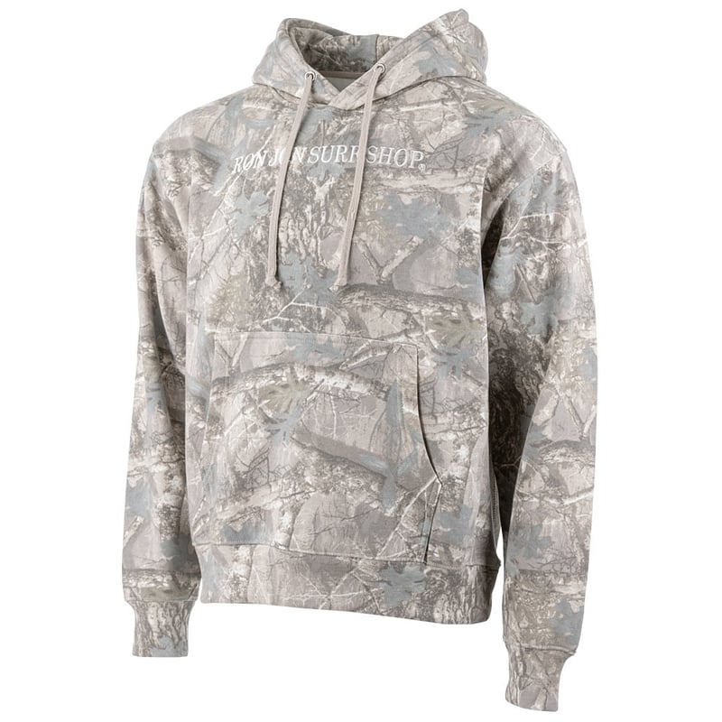 Ron Jon Grey Camo Woodsy Pullover Hoodie | Ron Jon Surf Shop