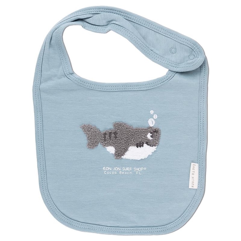 Earth Nymph Ron Jon Baby Boy Shark Bib