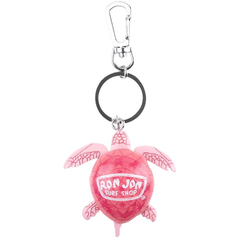 Ron Jon Pink Madera Turtle Keychain - Souvenir Auto Keyring | Ron
